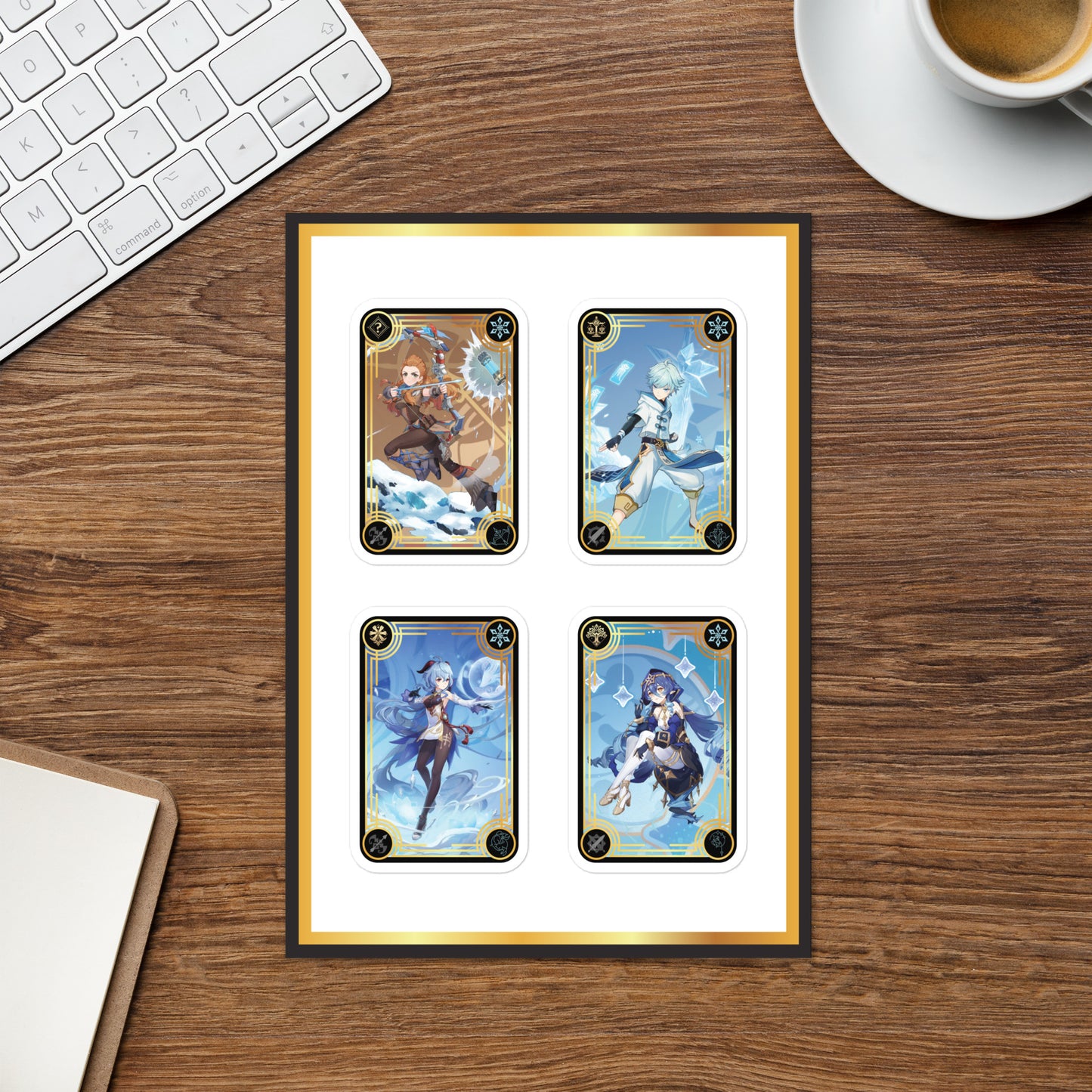 Cryo 1 - Sticker Sheet - Genshin Impact