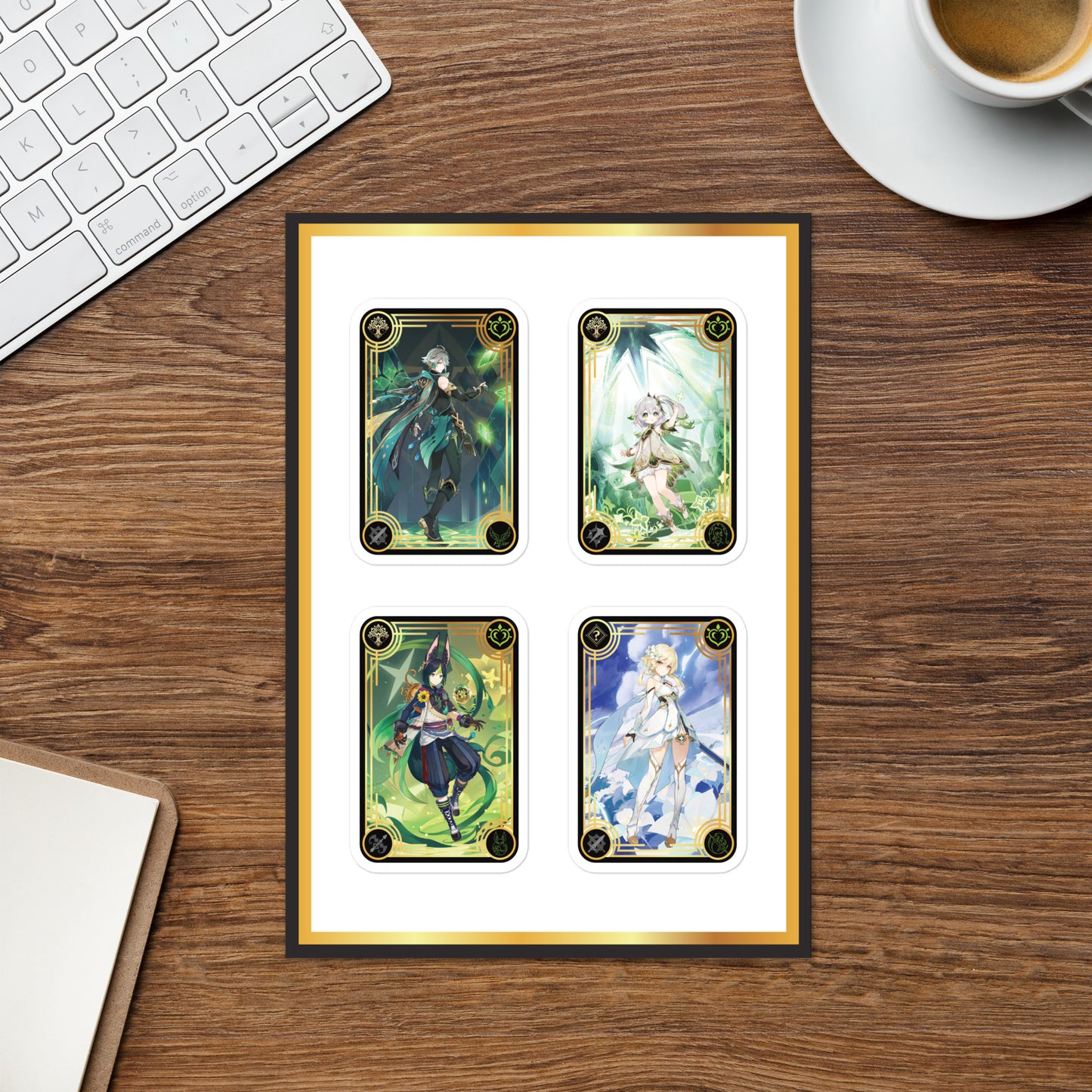Dendro 1 - Sticker Sheet - Genshin Impact