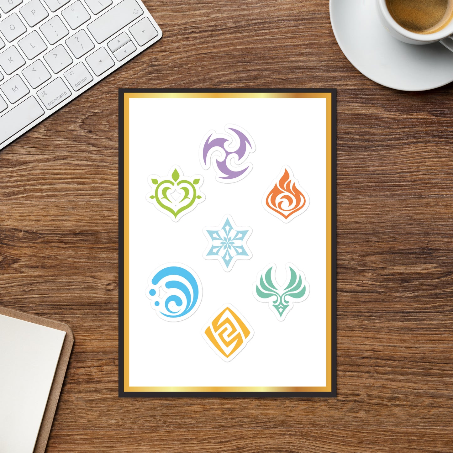 Elements - Sticker Sheet - Genshin Impact