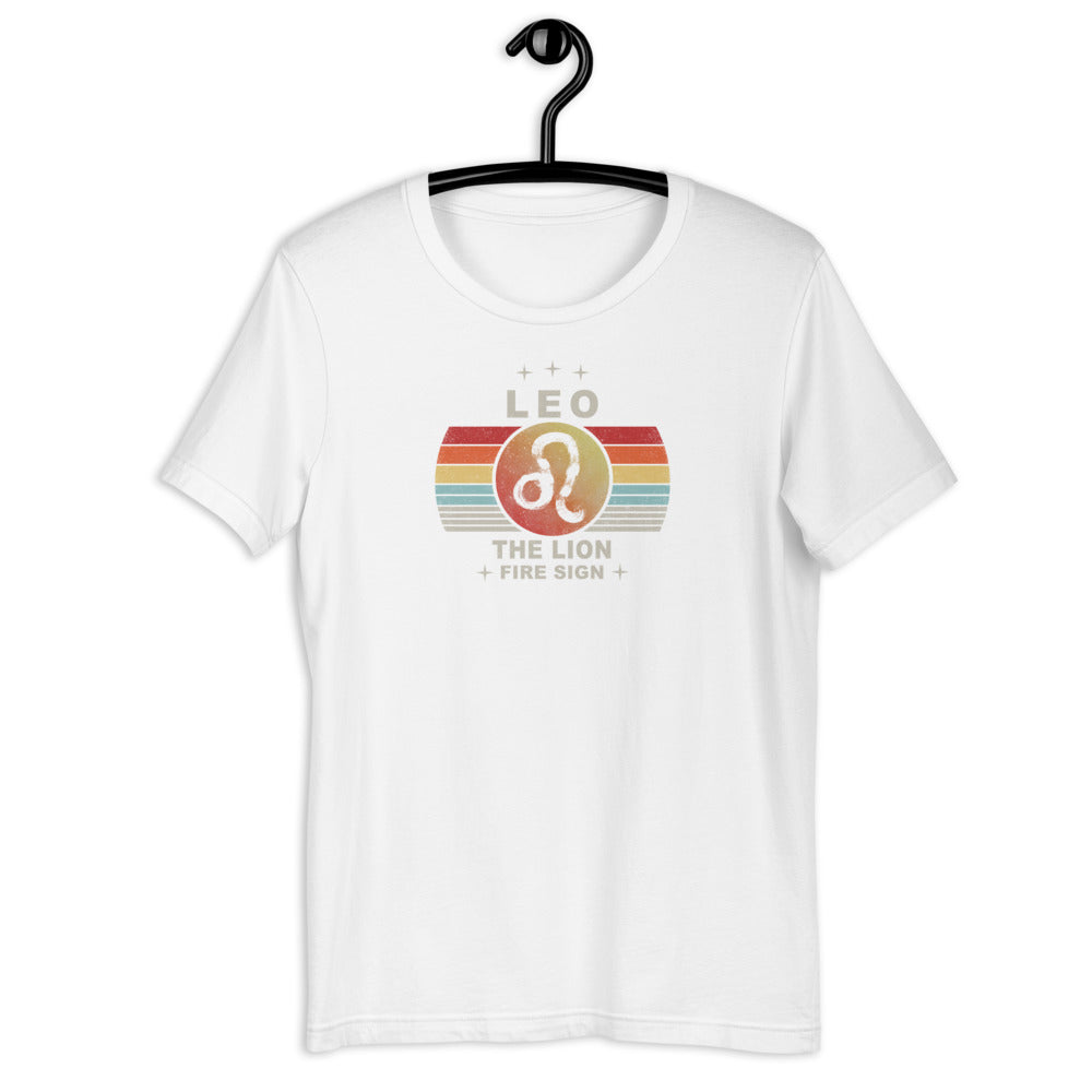 Leo Fire Sign Astrology Zodiac Retro Vintage Element