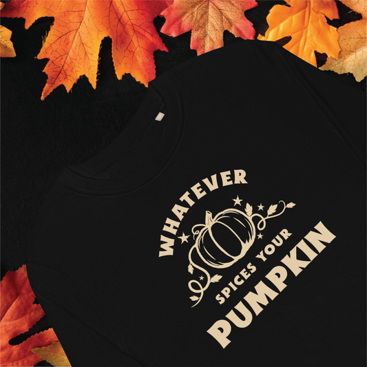 Funny Pumpkin Sweatshirt - 'Whatever Spices Your Pumpkin' - Cozy Fall Apparel - Cute Halloween Gift - Seasonal Fashion
