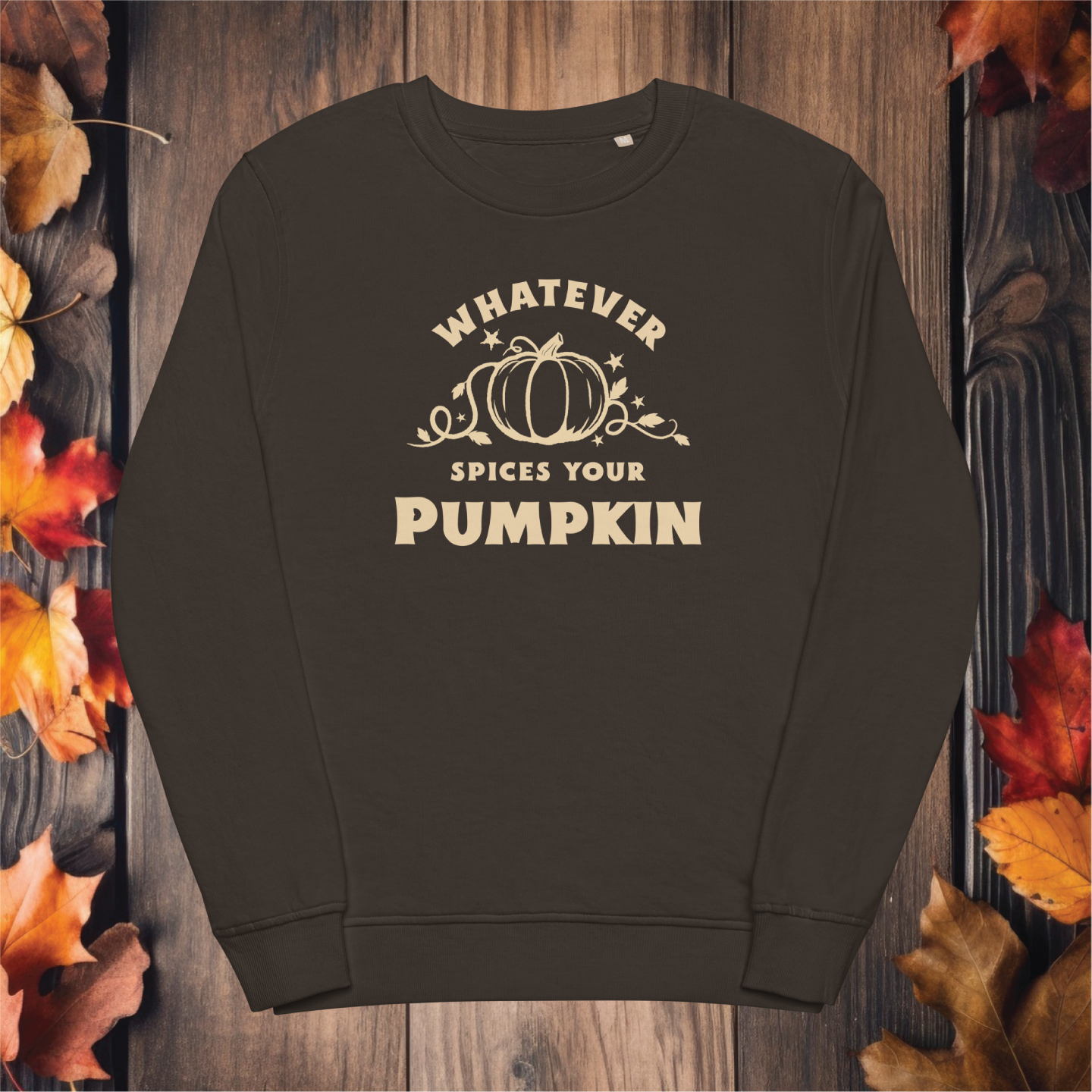 Funny Pumpkin Sweatshirt - 'Whatever Spices Your Pumpkin' - Cozy Fall Apparel - Cute Halloween Gift - Seasonal Fashion