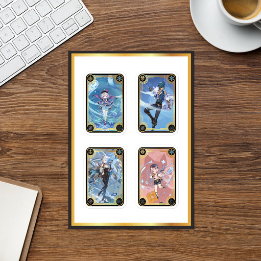 Cryo 2 - Sticker Sheet - Genshin Impact