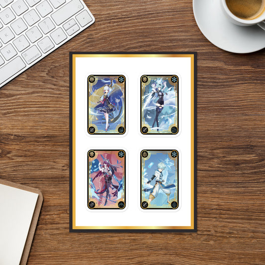 Cryo 3 - Sticker Sheet - Genshin Impact
