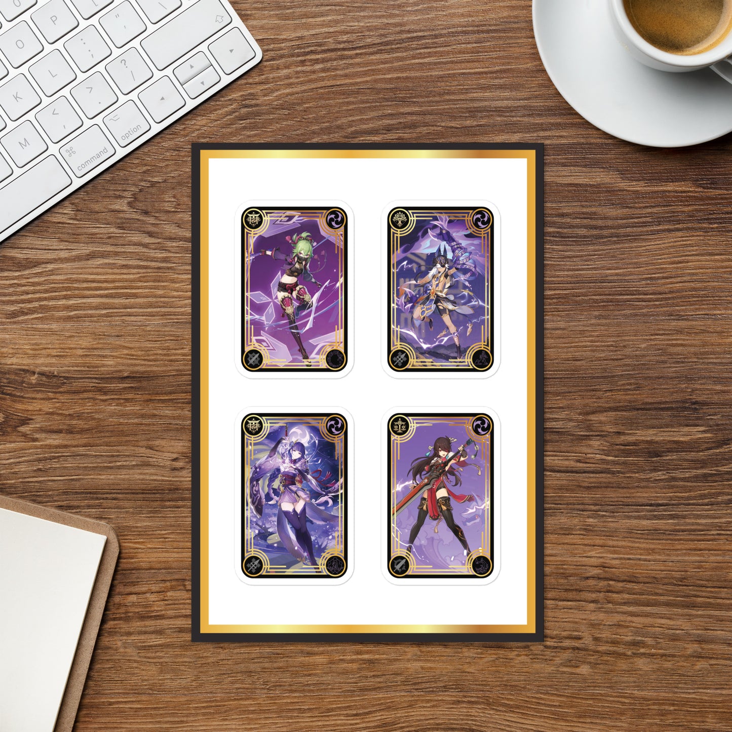 Electro 4 - Sticker Sheet - Genshin Impact