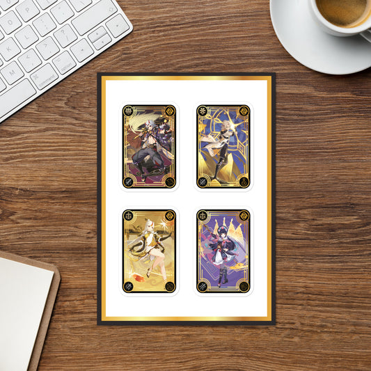 Geo 1 - Sticker Sheet - Genshin Impact