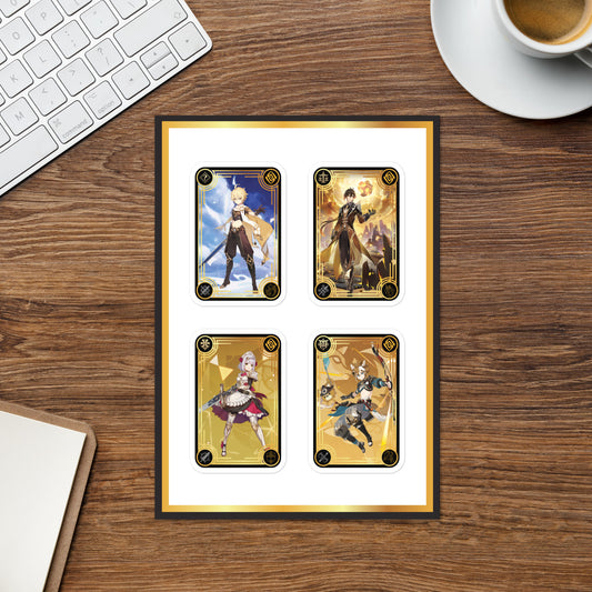 Geo 2 - Sticker Sheet - Genshin Impact