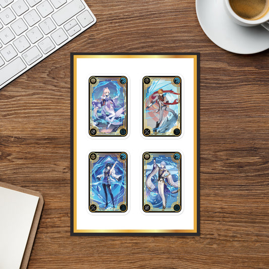 Hydro 1 - Sticker Sheet - Genshin Impact