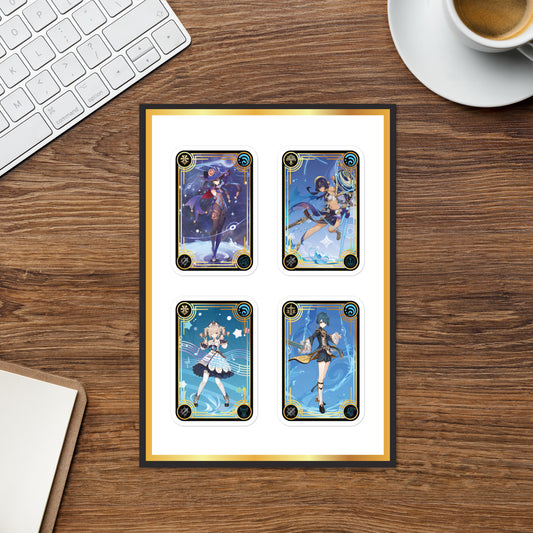 Hydro 3 - Sticker Sheet - Genshin Impact