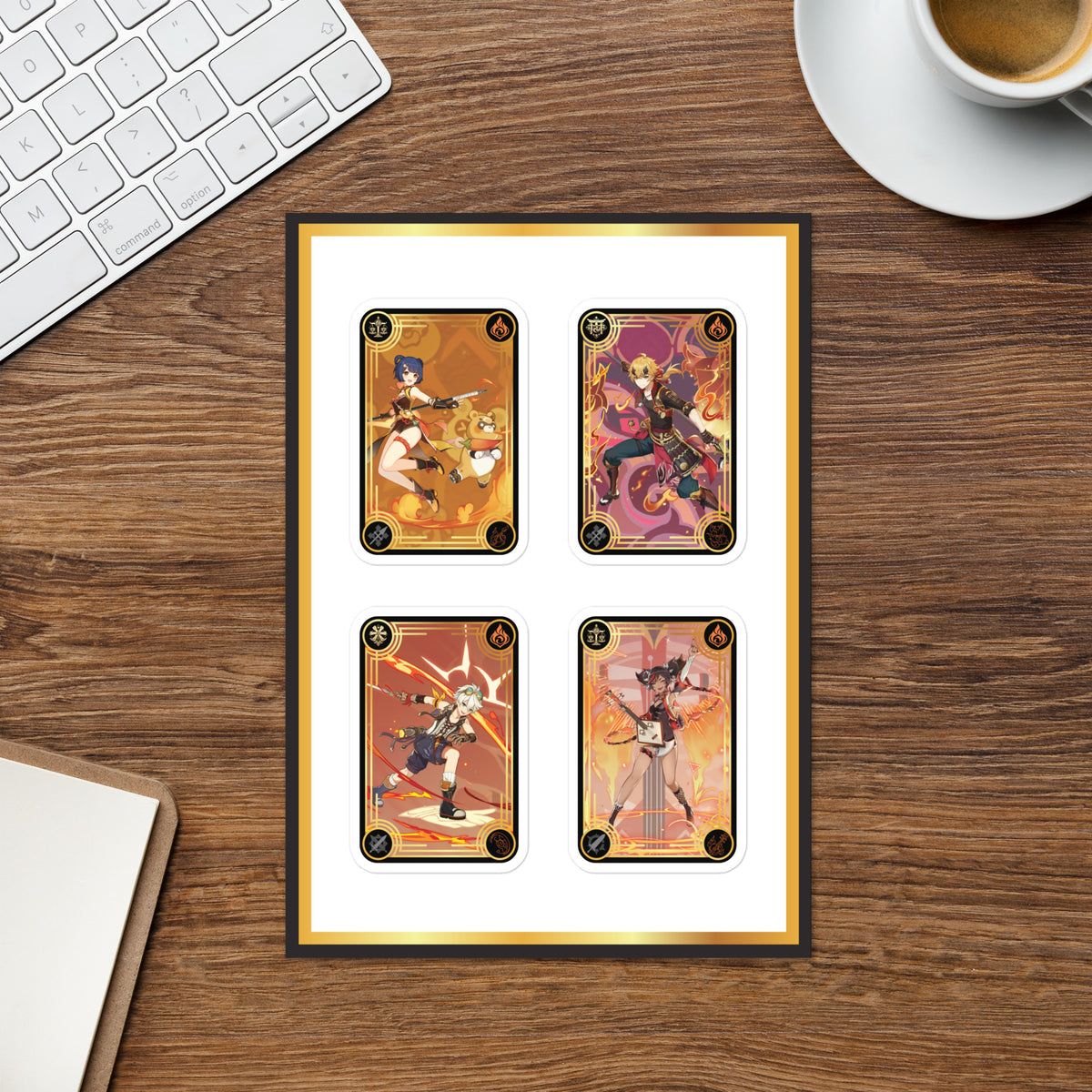 Pyro 2 - Sticker Sheet - Genshin Impact – Final Token Studio