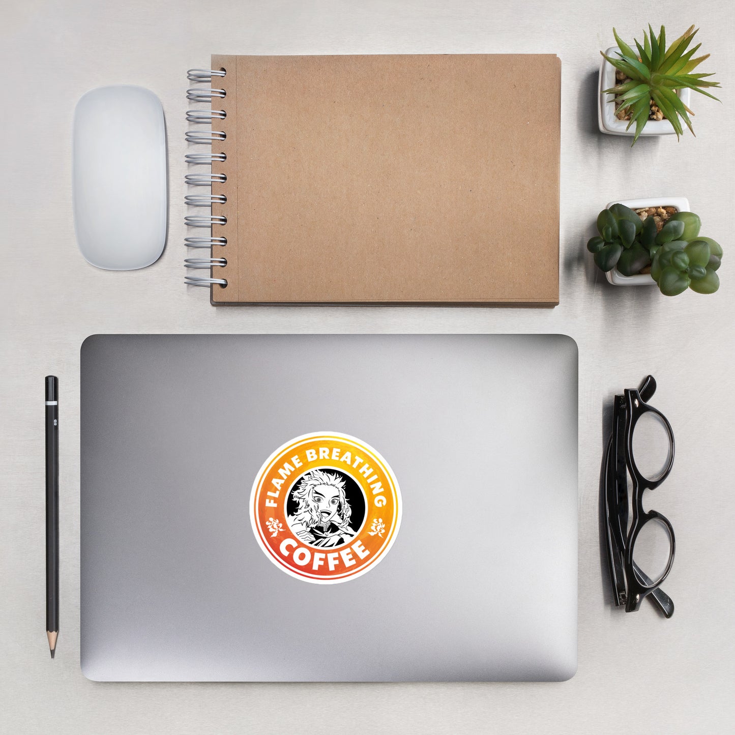 Flame Breathing Coffee - Sticker