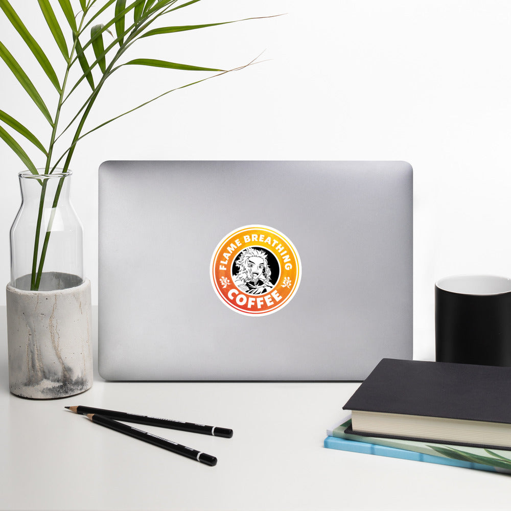 Flame Breathing Coffee - Sticker