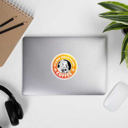 Flame Breathing Coffee - Sticker