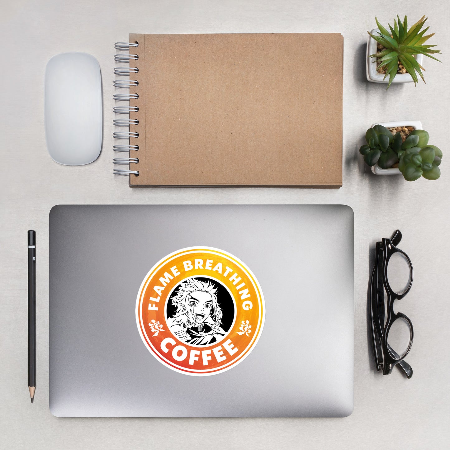Flame Breathing Coffee - Sticker