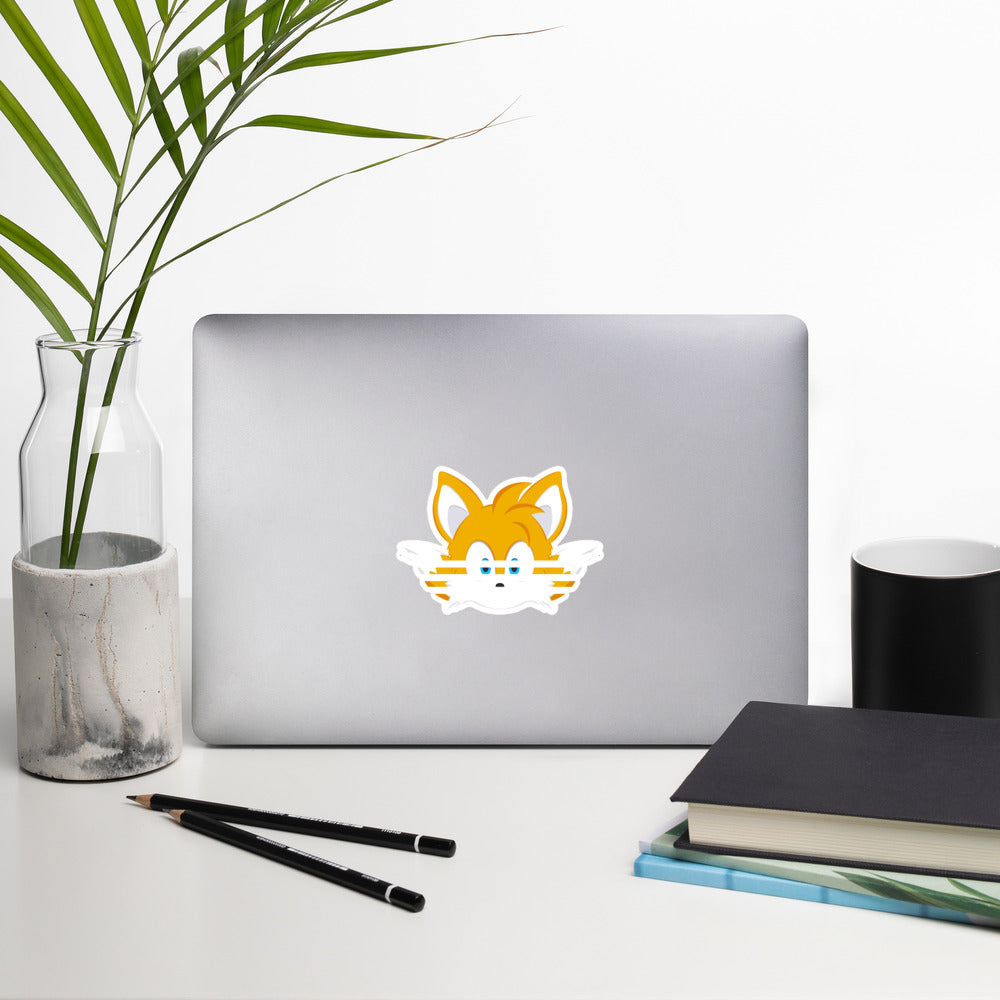 Tails - Sticker - Classic Fitness Spoof
