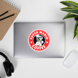 Super Mario - Coffee Spoof - Sticker