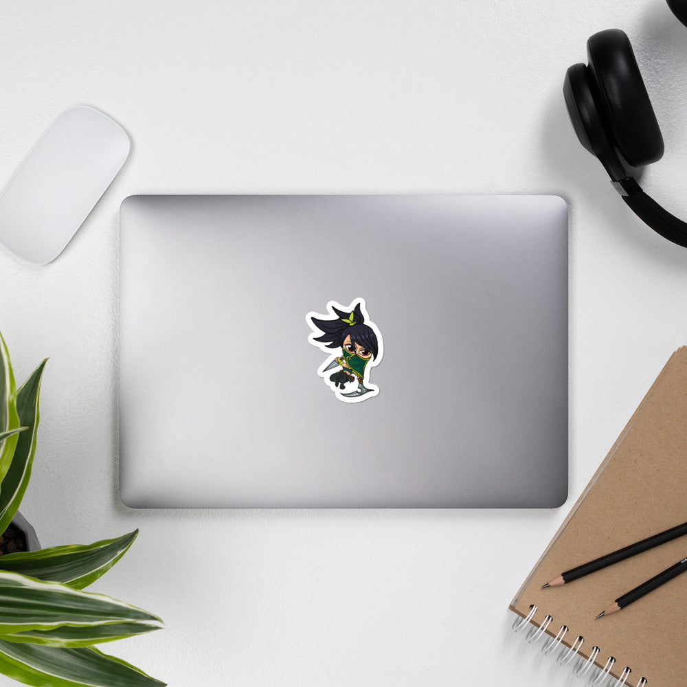 Akali, The Rogue Assassin - Chibi Sticker