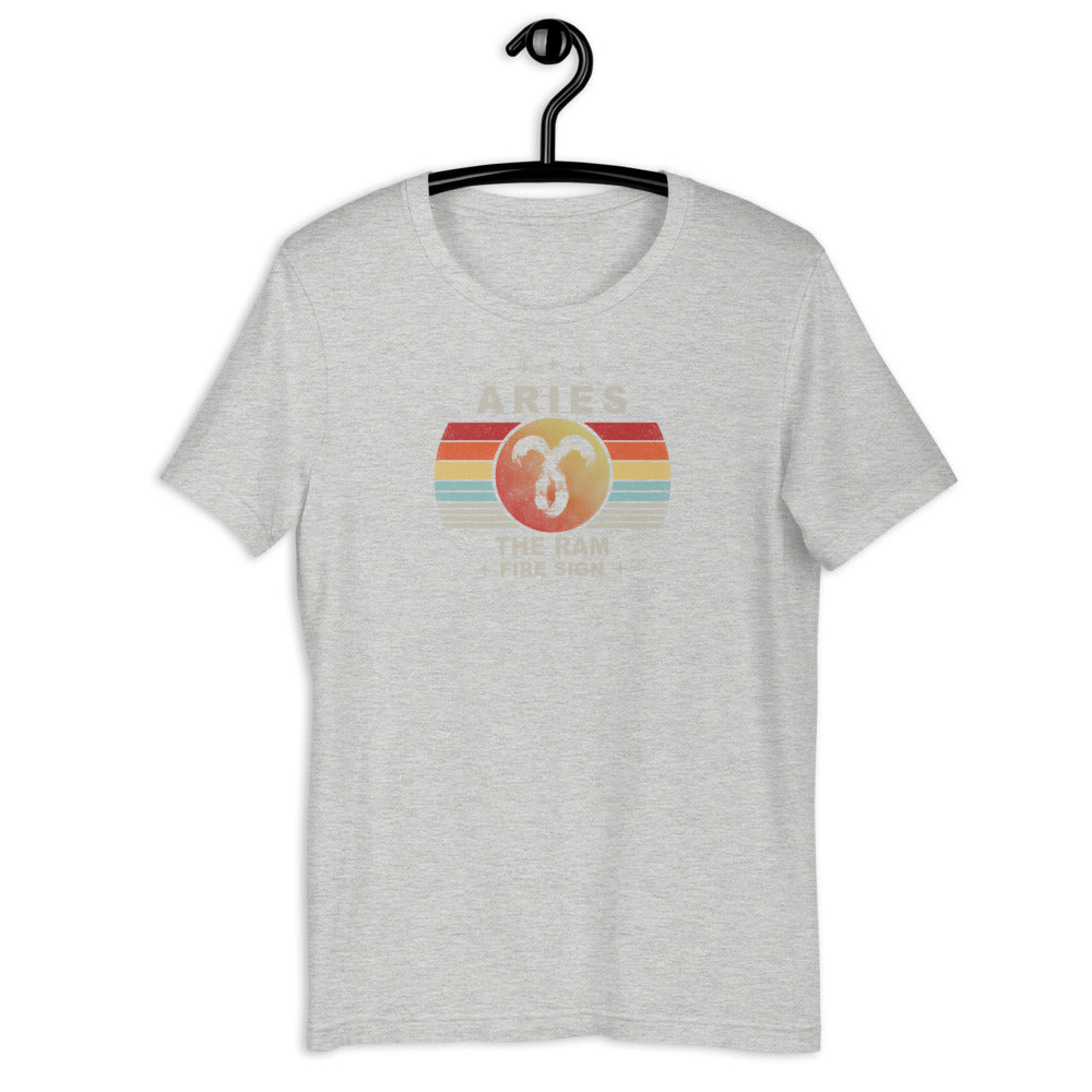 Aries Fire Sign Astrology Zodiac Retro Vintage Element