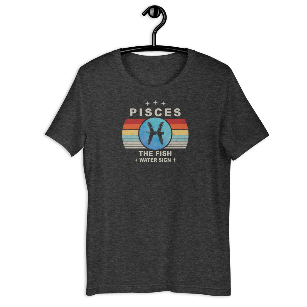 Pisces Water Sign Astrology Zodiac Retro Vintage Element
