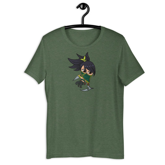 Akali, The Rogue Assassin - Chibi Shirt Design