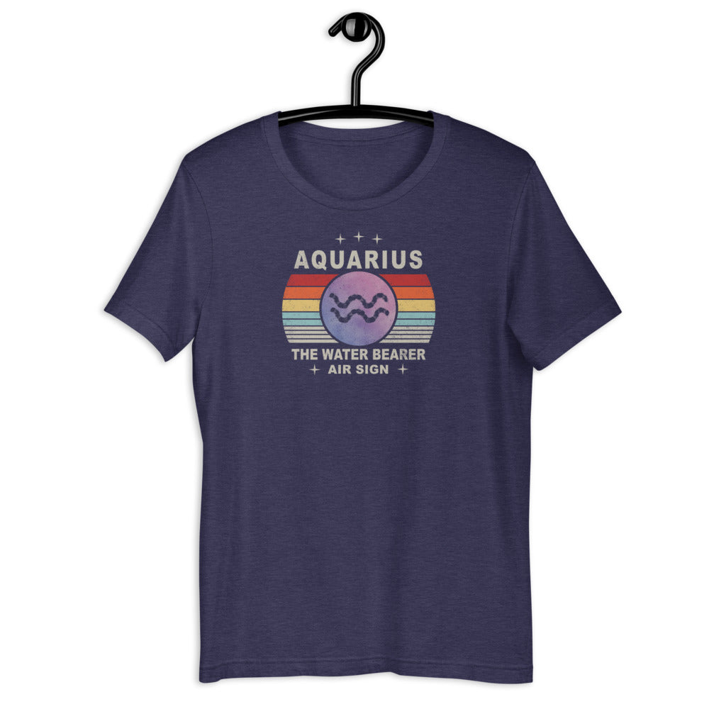Aquarius Air Sign Astrology Zodiac Retro Vintage Element
